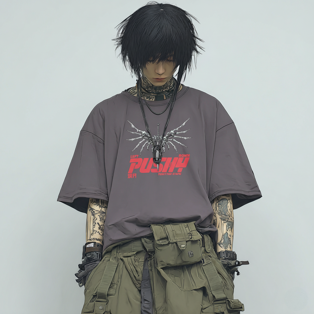 PUSHY - META WING TEE